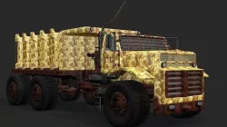 Military Apocalyptic Truck  3D model