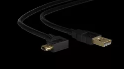 mini USB cable 3D model