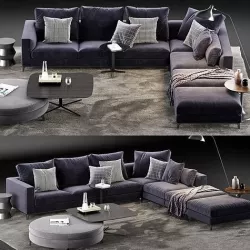  Minotti Andersen Sofa 5 3D model