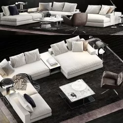 Minotti Hamilton Sofa 3D model
