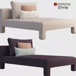 Mod daybed 3D model