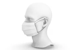 Model Person Wearing a Mask Covid  3D model