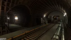Modular Subway Tunnels for UE4 Low-poly 3D model