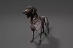 Monster Dog Low-poly 3D model