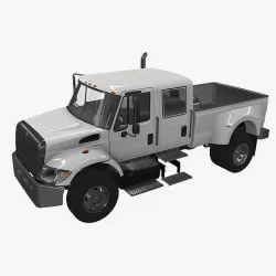 Monster Truck CXT 4x4 Low-poly 3D model