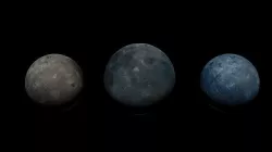 Moon Pack 2 - Ice Moons 3D model