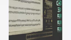 Music notes and symbols  3D model