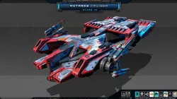 NEXTGEN - Antares Cruiser - Class IX Low-poly 3D model
