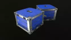 Nuclear waste container Low-poly 3D model