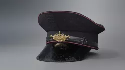 Old Fashioned worn Postmans Hat 3D model