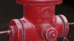 Old fire hydrant 3D model