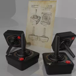 Old Joystick - CX-40 3D model