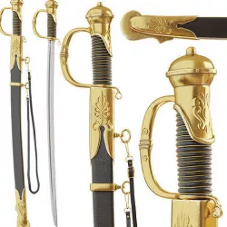 Old saber 3D model
