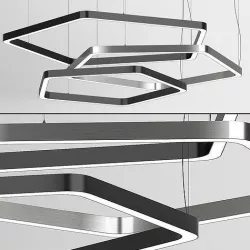 Pentagon Hanging Lamp by Forstlight 3D model