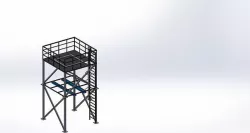 Platform 3D model