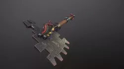 Power Axe Low-poly 3D model