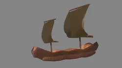 Raft Rod Wood 3D model
