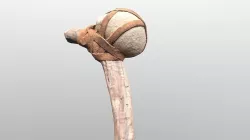 Real Primitive Axe Stone  Low-poly 3D model