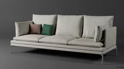 Realistic Couch 3D model