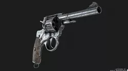 Revolver Nagant M1895 Low-poly 3D model