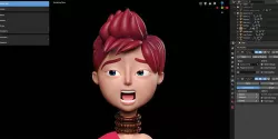 Rigged Stylized Character Boy - Jason - Blender Cycles And Eevee 3D model