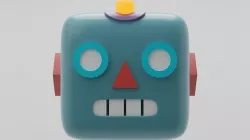 Robot Emoji 3D model