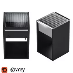Roshults BBQ Charcoal Grill 3D model