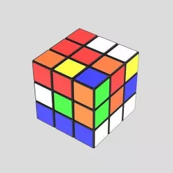 Rubiks cube 3D model