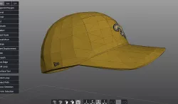 Saints ball cap 3D model