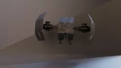 Sci-fi drone Low-poly 3D model