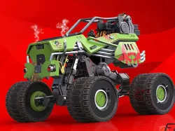 Sci-Fi Survival Monster Truck  Low-poly 3D model