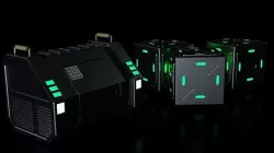 Scifi containers 3D model