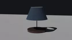Simple lamp 3D model