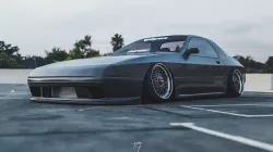 Stanced Mazda RX7 FC model 3D model