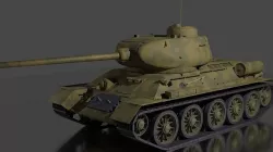 T-34 85 Tank 3D model