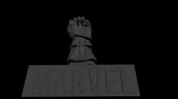 Thanos gauntlet 3D model