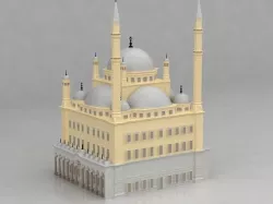 The Mohamed Ali Mosque 3D model