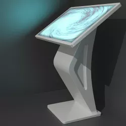 Touch Screen LCD Stand Display Kiosk Low-poly 3D model
