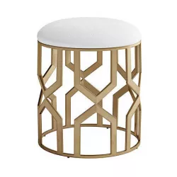Trellis Accent Stool 3D model
