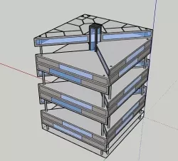 Triangle Tower 3D model