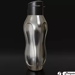 Tupperware Inspired Water Bottle 3D model