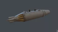 UB-16-57UPM Rocket Pods Low-poly 3D model