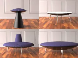 UFO Collection - Furniture set 3D model