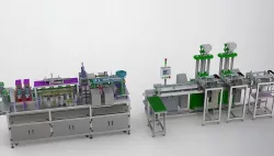 Usb cable production equipment 3D model