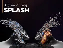 Water Splash 3D model