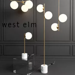 WEST ELM Sphere Lamp 3D model