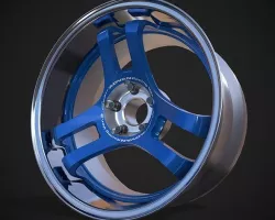 Yokohama Advan Super Racing Ver-2 Low-poly 3D model