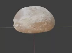 3d bread lowpolly obj 3D model