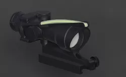 4x Scope Low-poly 3D model