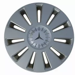A steel wheel rim 3D model